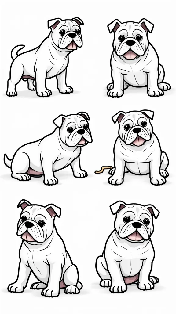 bulldog coloring pages printable